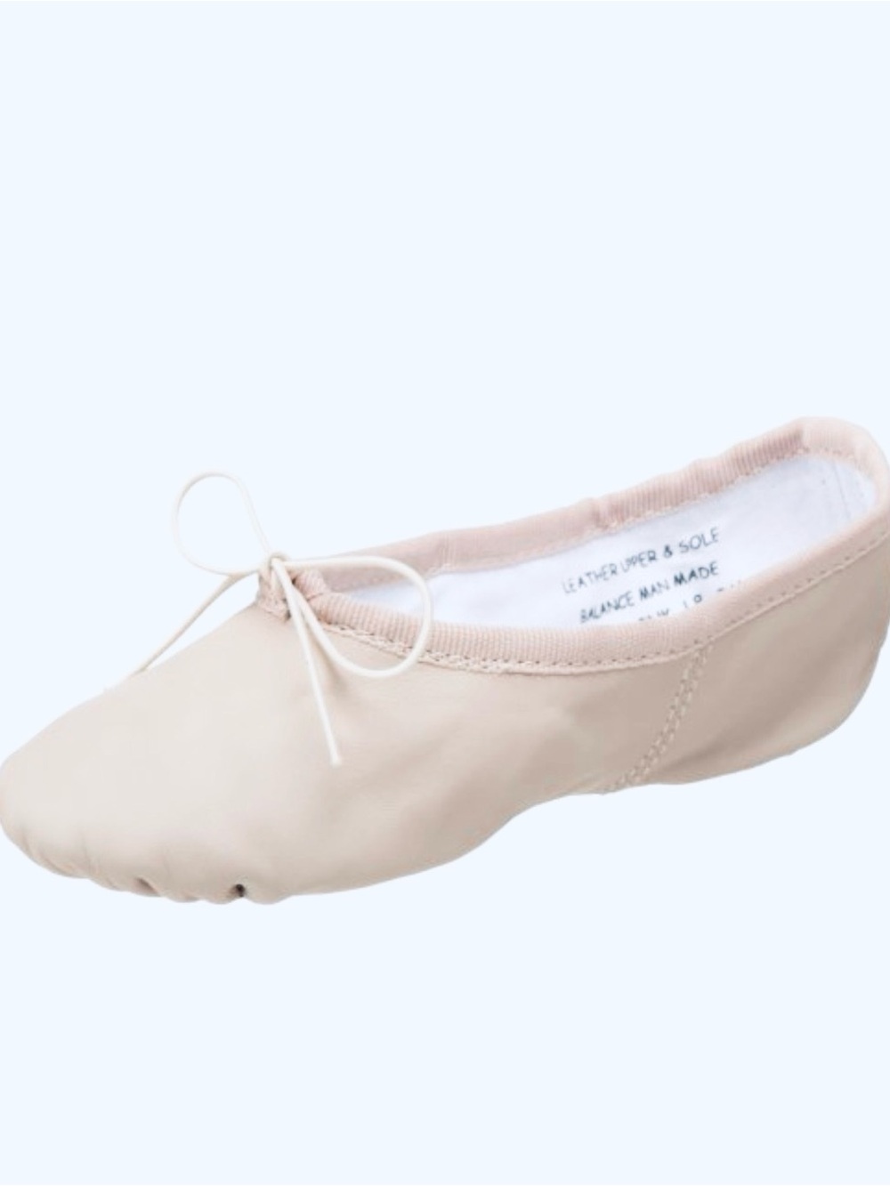 Capezio Women's Ballet Flat in Light Beige